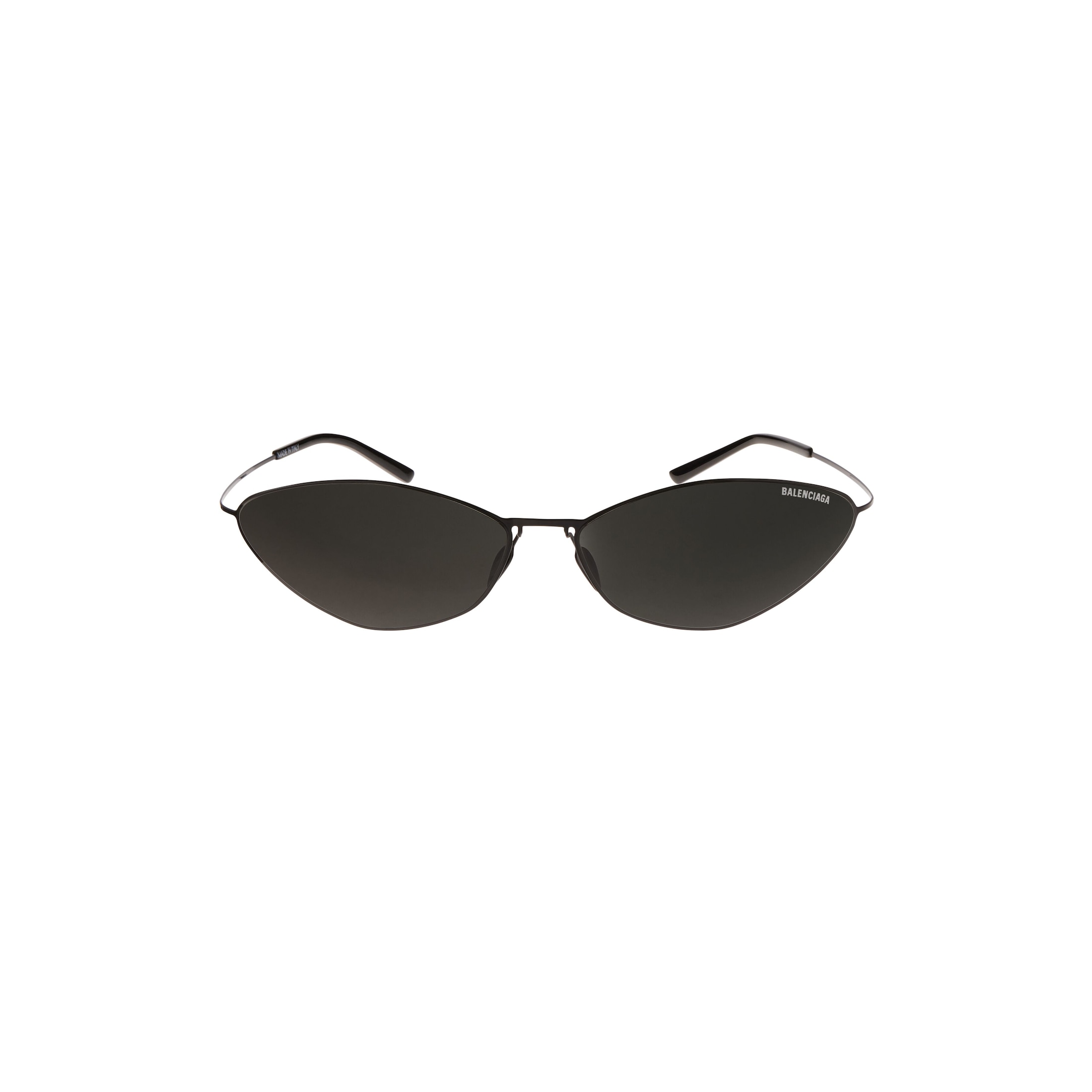 Malibu Round Sunglasses in Black - Image 1